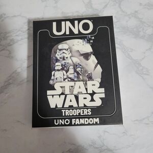 Star Wars UNO Fandom Troopers Card Game. NEW
